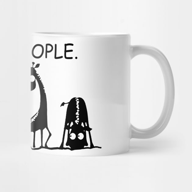 Ew People Funny Gift For Giraffe Lovers by ValentinkapngTee